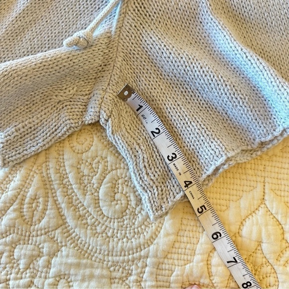 NWT WeWoreWhat pull on sweater short in light gray super soft casual luxury S - Picture 4 of 8